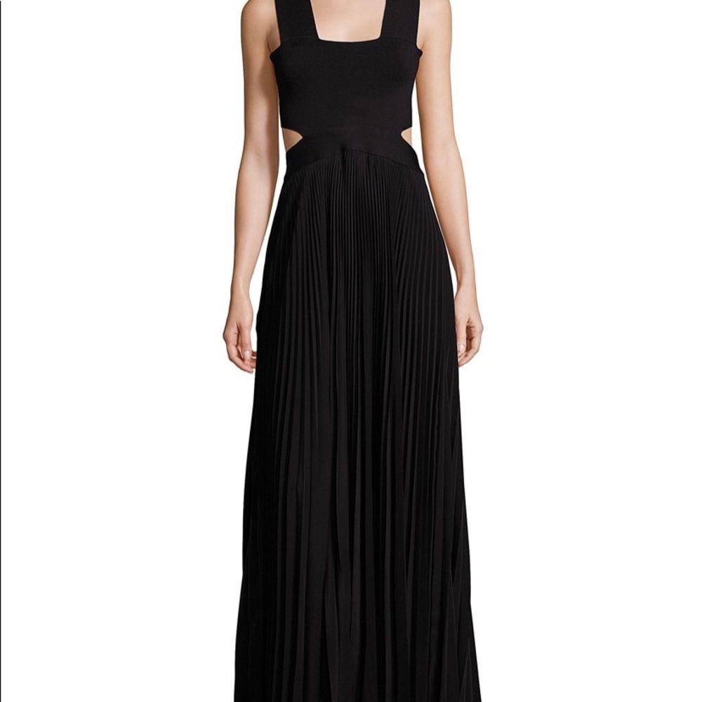 ALC BLACK accordion gown worn once bought at Holt Renfrew in Montreal!